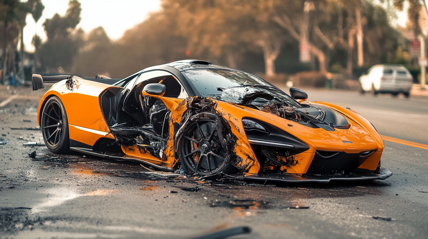 California Driver Wrecks .2 Million McLaren Senna