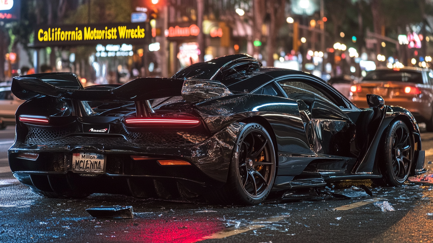 "California Motorist Wrecks .2 Million McLaren Senna"