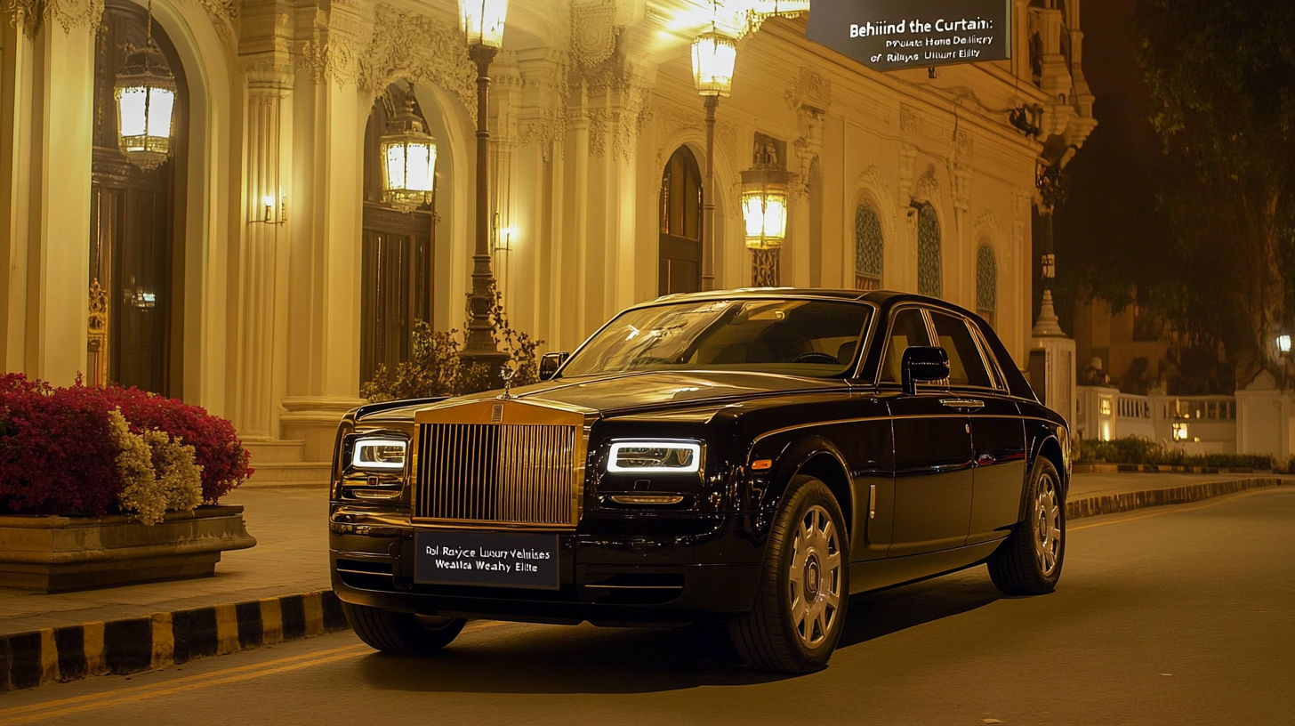 "Behind the Curtain: Private Home Delivery of Rolls Royce Ultra-Luxury Vehicles for India's Wealthy Elite [Video]"