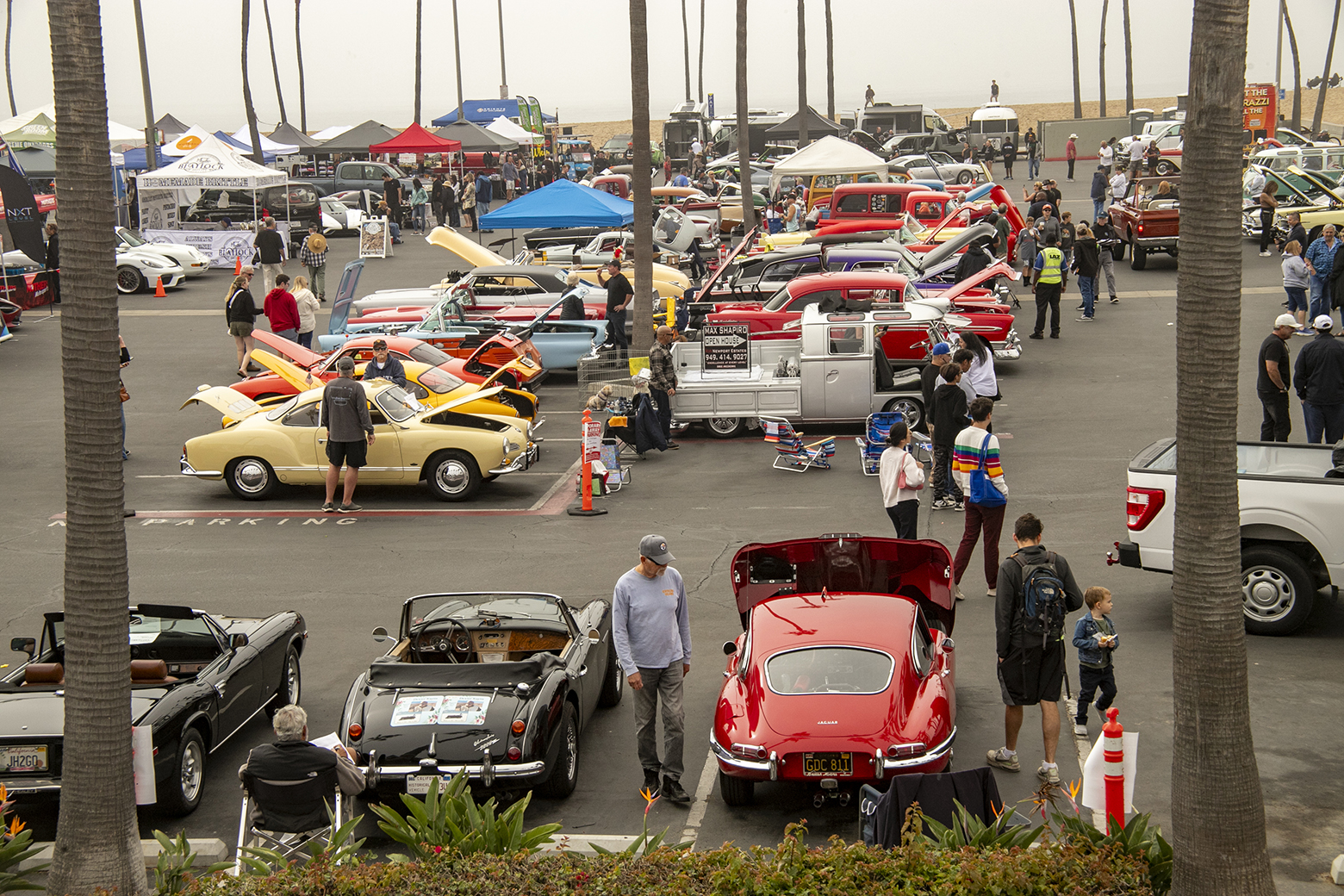 "Exotic Vehicles Ignite Excitement at Balboa Pier"