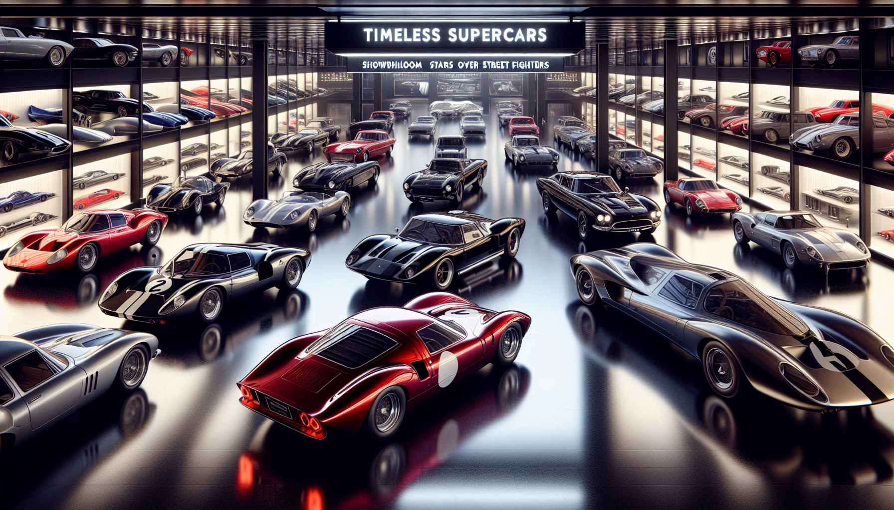 "Timeless Supercars: Showroom Stars Over Street Fighters"